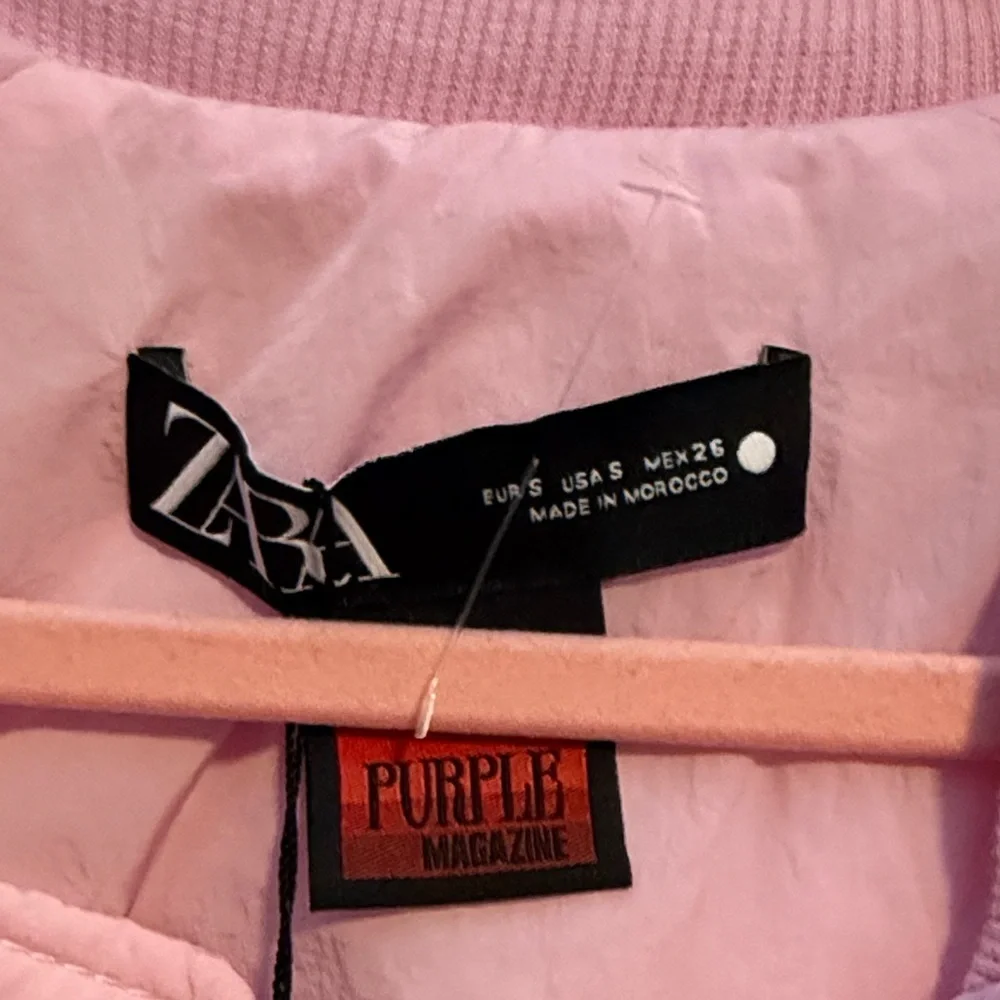 Zara Light Pink Quilted Jacket